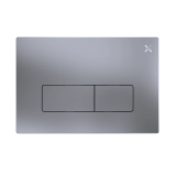 Crosswater MPRO Brushed Stainless Steel Dual Flush Plate